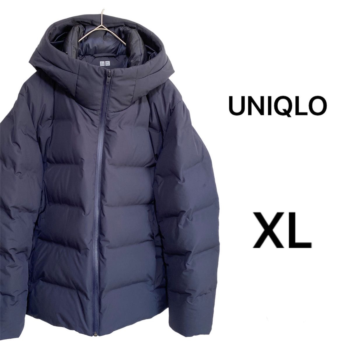 ⑤UNIQLOシームレスダウンパーカ(3Dカット)2021AW ネイビー XL-