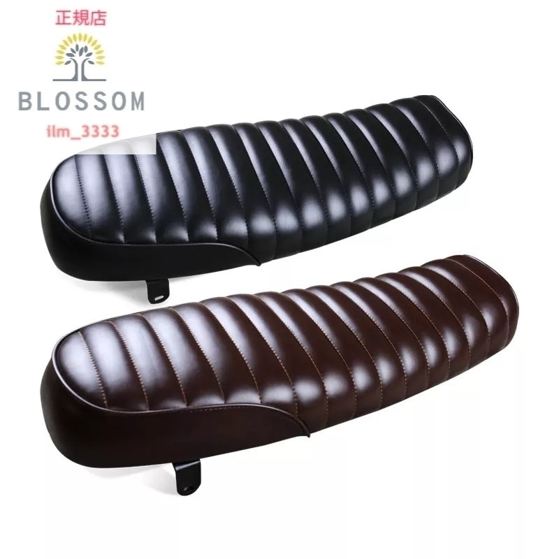 * nationwide equal postage 3000 jpy * new goods unused all-purpose tuck roll manner seat Vintage Flat seat Brown TW200 SR400 W1 W600 250TR GB250