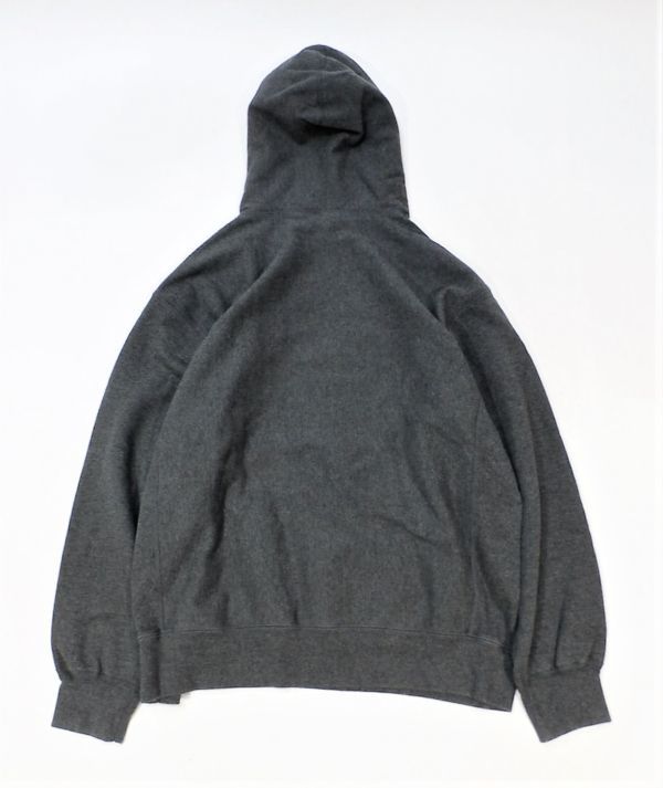 正規品 21FW Supreme Box Logo Hooded Sweatshirt シュプリーム ボックスロゴフーデッドスウェット パーカー チャコールグレーXL FM-1-44_画像3