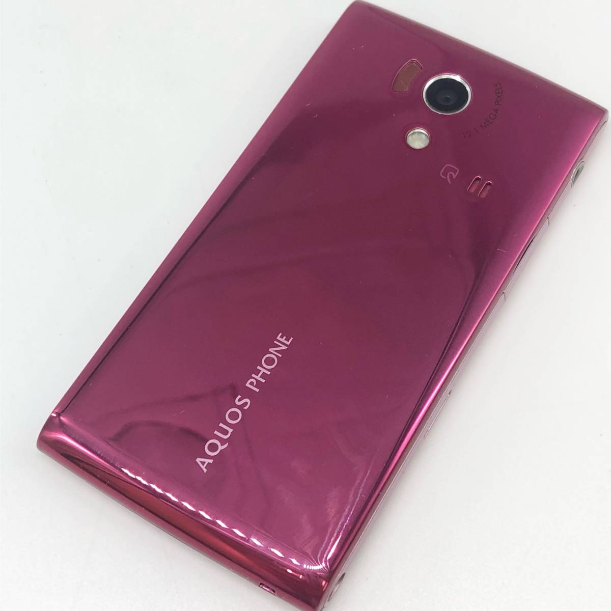 S2675■判定○ docomo AQUOS PHONE SH-01E■スマホ スマートフォン アクオスフォン ドコモ SHARP シャープ 初期化済み 本体 ピンク_画像3