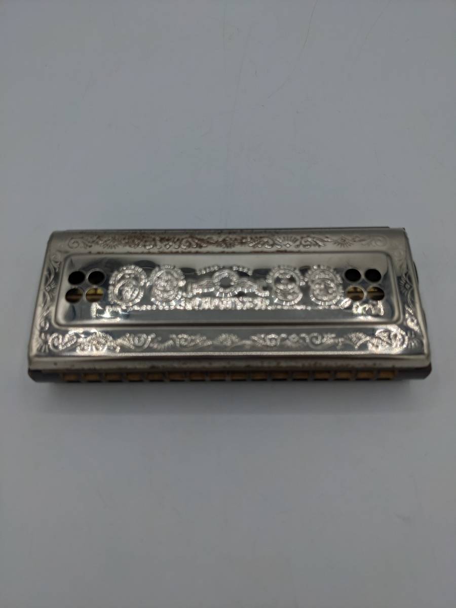 N29261 ハーモニカ エコーハープ ドイツ製 M.HOHNER THE ECHO HARP GERMANY 民族楽器 Harmonica ヴィンテージ 年代物 楽器_画像2