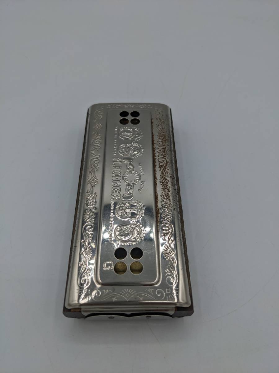 N29261 ハーモニカ エコーハープ ドイツ製 M.HOHNER THE ECHO HARP GERMANY 民族楽器 Harmonica ヴィンテージ 年代物 楽器_画像6