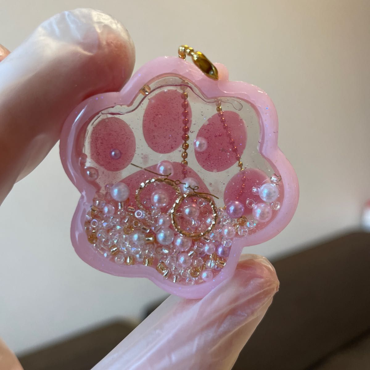 レジン 肉球 シャカシャカ キーホルダー|Yahoo!フリマ(旧 レジン 肉球 シャカシャカ キーホルダー|Yahoo!フリマ(旧