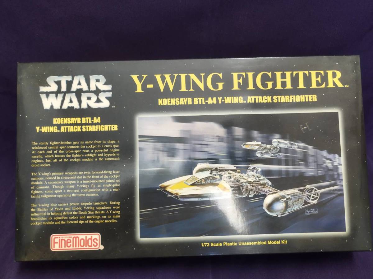Fine molde fine mold STARWARS 1/48 Y-WING FIGHTER Y- wing Fighter 2 piece set ( not yet constructed )