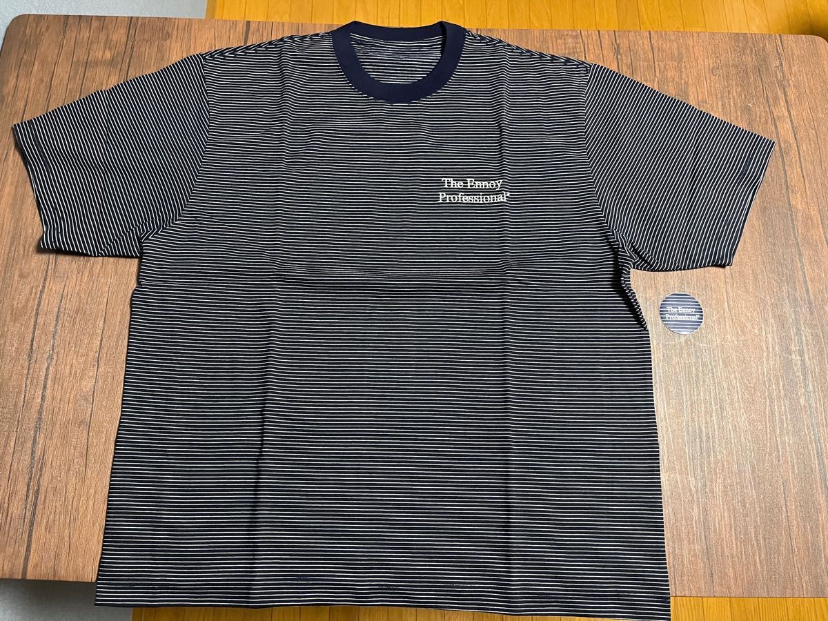 ennoy(エンノイ) ボーダーTシャツ ネイビー-