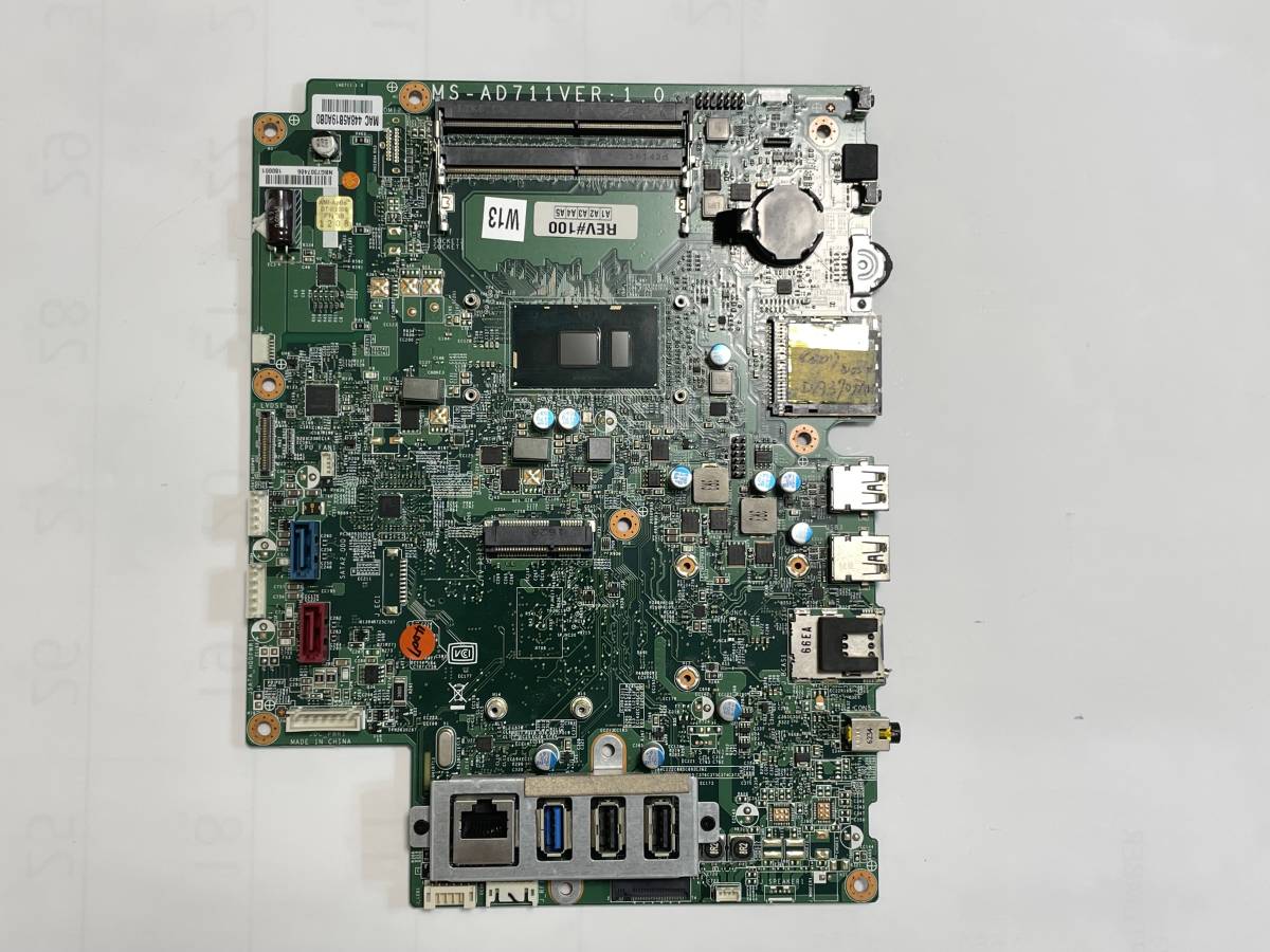 4007 NEC LAVIE 一体型PC DA370FAW　マザーボード　Mainboard　インテルR CeleronR プロセッサー 3855U_画像5