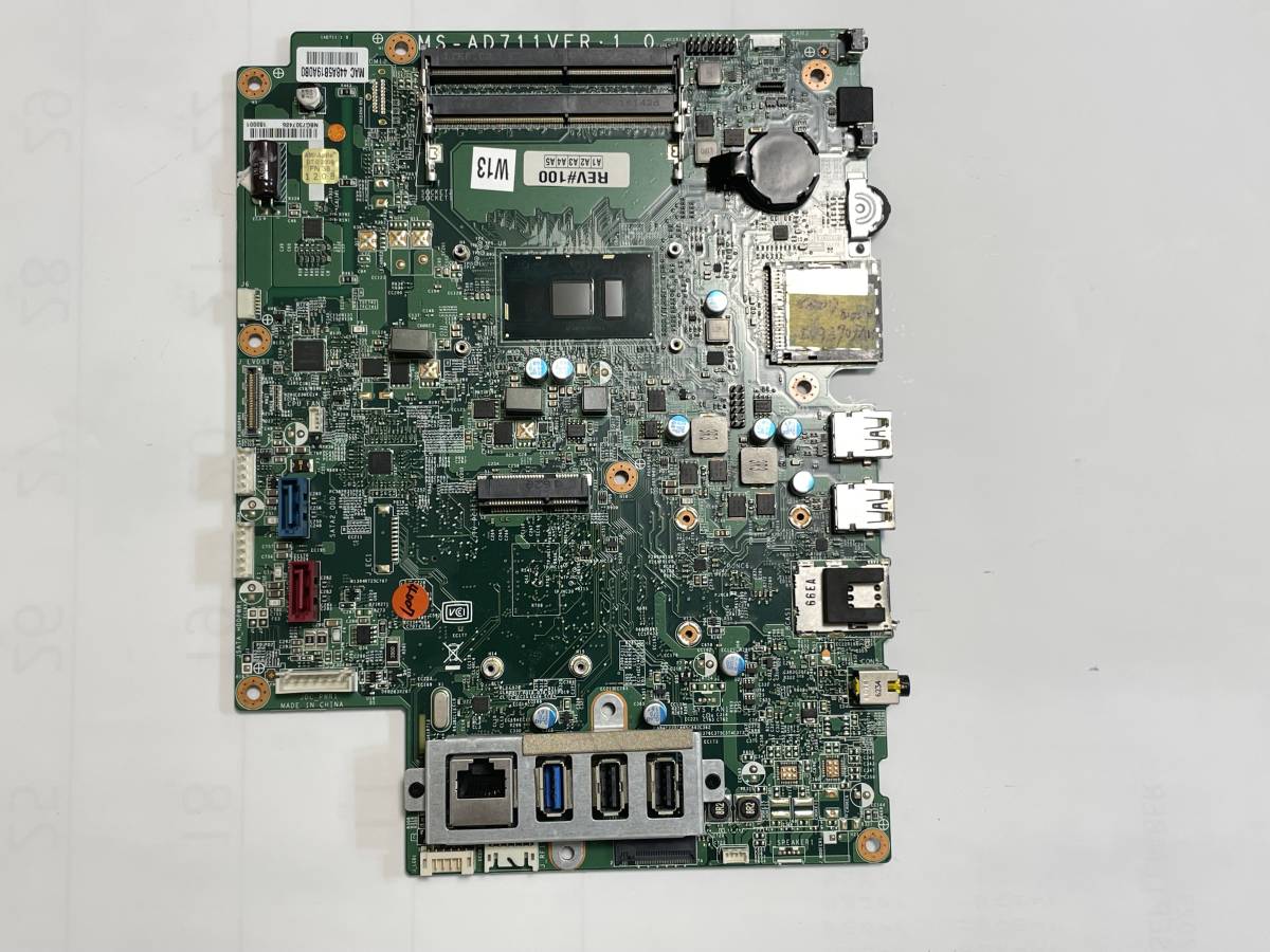 4007 NEC LAVIE 一体型PC DA370FAW　マザーボード　Mainboard　インテルR CeleronR プロセッサー 3855U_画像4