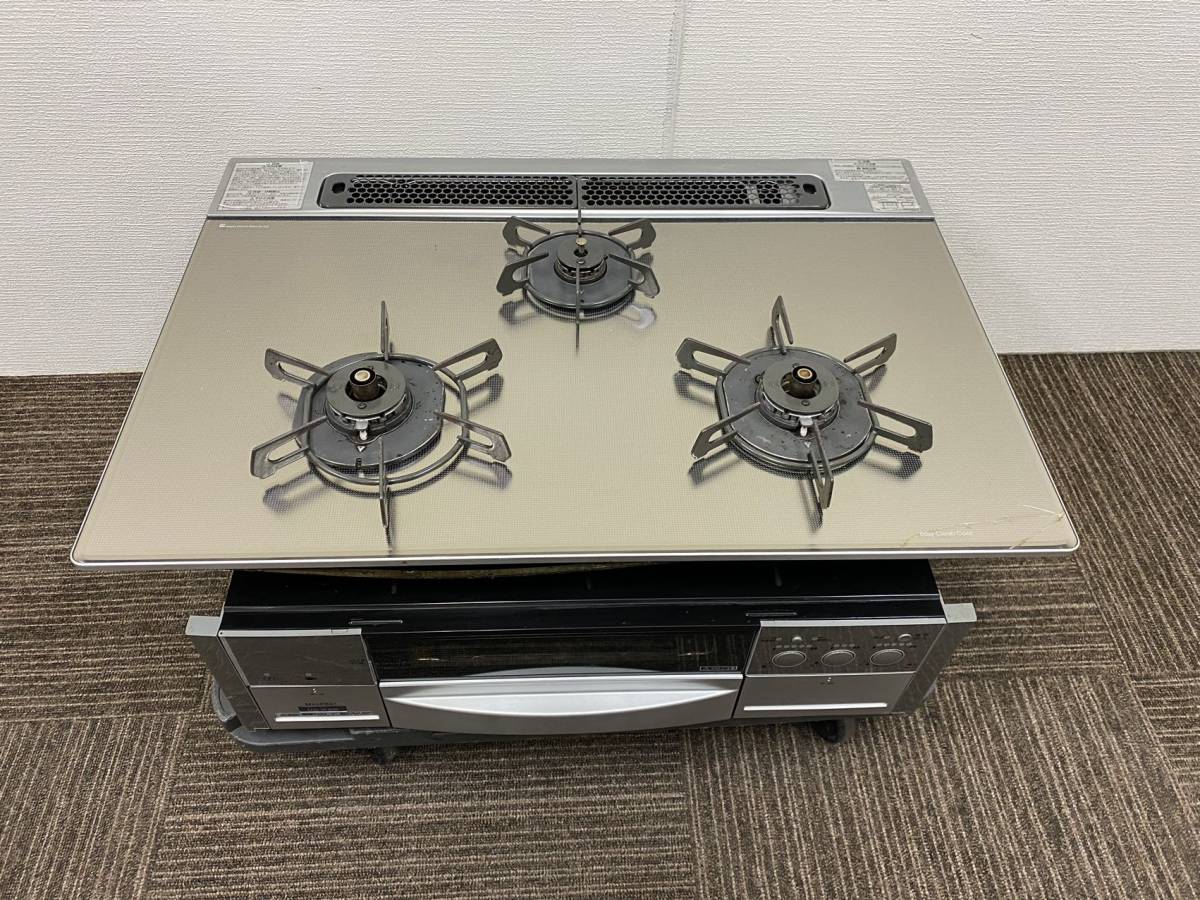 古典 【中古】ハーマン ビルトイン ガスコンロ DW31J4WA 都市ガス用