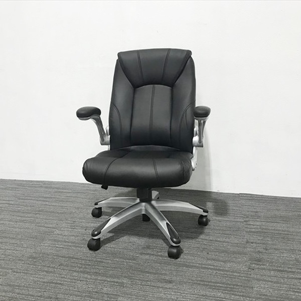エグゼクティブチェア レクアス 社長室 椅子 肘付き ブラック  IX-861339A
