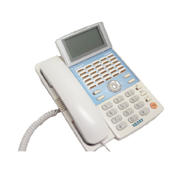 ビジネスフォン ビジネスホン 日立製 ET-30iA-PF iAシリーズ 30ボタンアナログ停電電話機 中古 JP-043420C_画像2