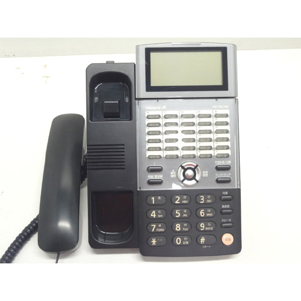 ビジネスフォン ビジネスホン 日立製 ET-30iA-SD iAシリーズ 30ボタン標準電話機 中古 JP-043418B_画像6