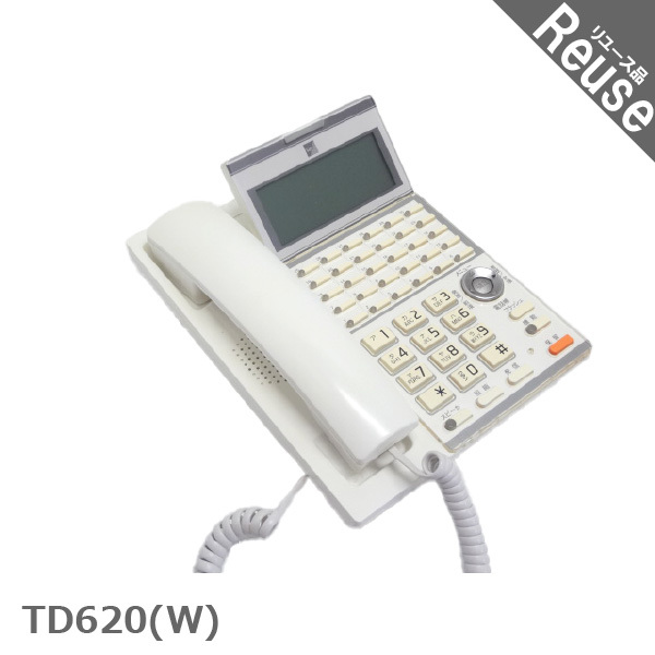 ビジネスフォン ビジネスホン SAXA製 TD620(W) 30ボタン多機能電話機 中古 JP-043407C