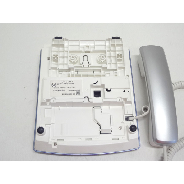 ビジネスフォン ビジネスホン SAXA製 TD710(W) 18ボタン標準電話機（白） 中古 JP-043409B_画像7