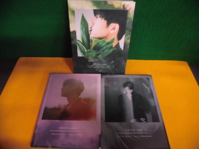 CD(韓国盤)シングル　キム・キュジョン Kim Kyu Jong　Play in Nature　Part.1・2・3の3枚セット　2・3は未開封_画像1