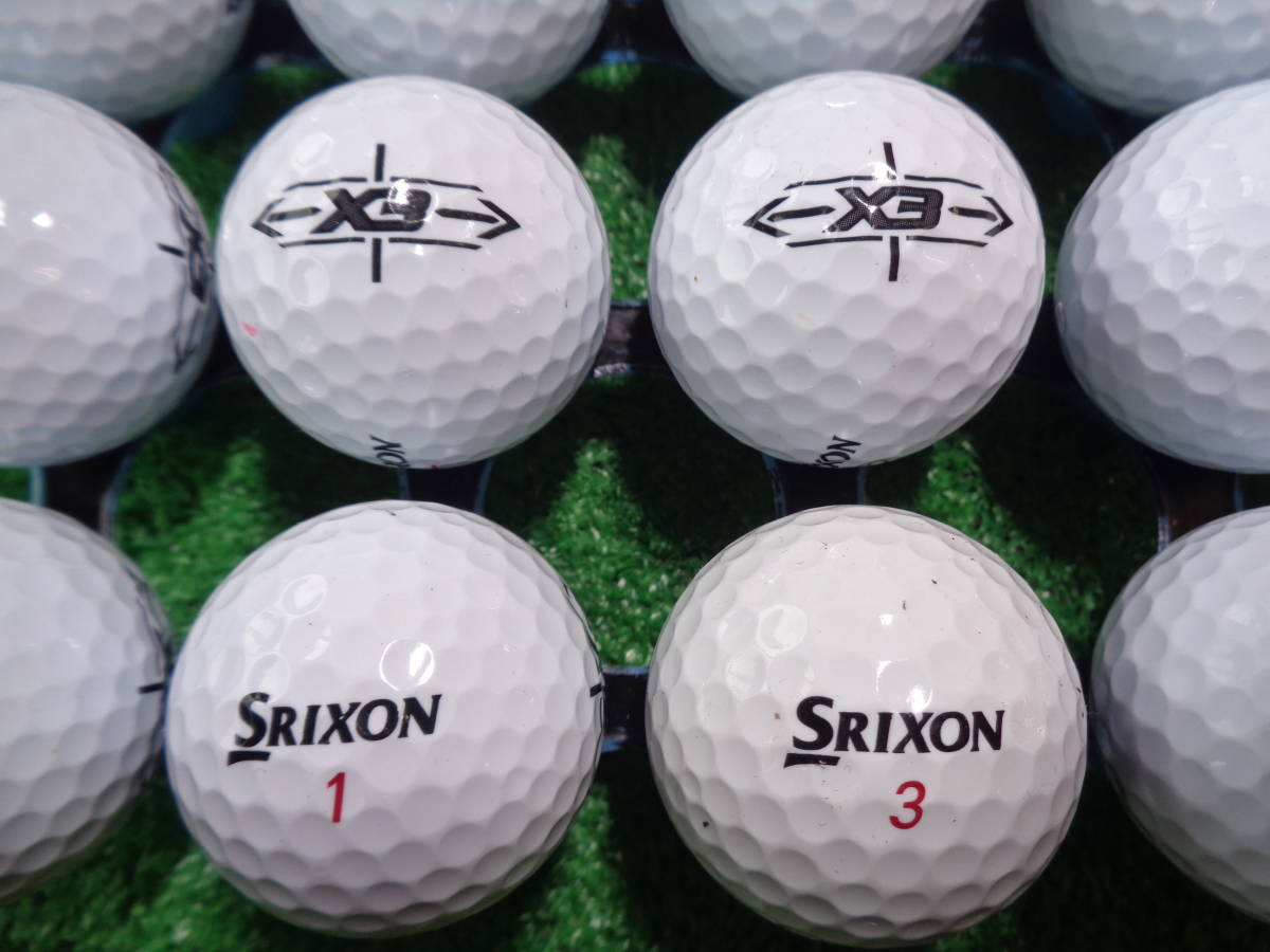 [MSR257.] 【マジック】 B級 スリクソン エックス3 SRIXON X3 20球 ロストボール 【中古】_画像1