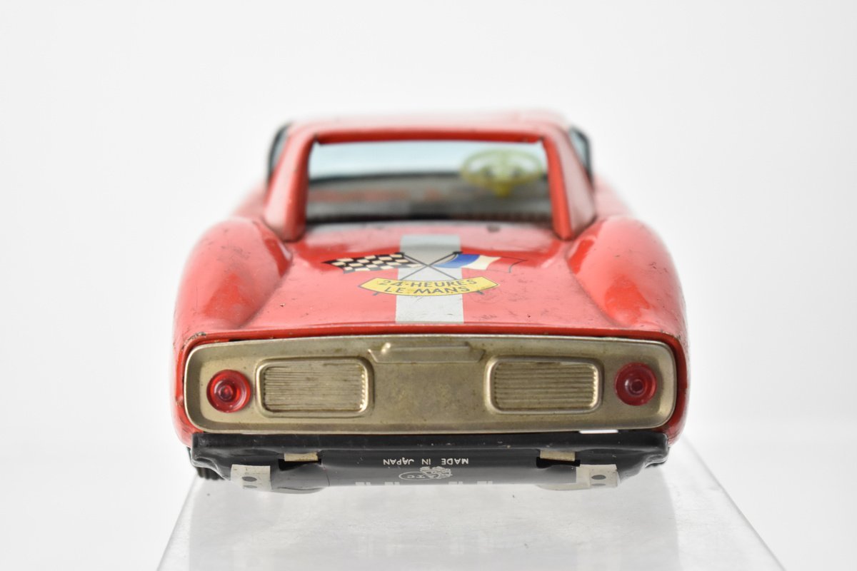 ATC アサヒ玩具 Ferrari BERLINETTA 250 LE MANS 約28cm ブリキ 自動車 元箱付 [ASAHI TOYS][フェラーリ][ベルリネッタ][昭和レトロ][k1]H_画像6