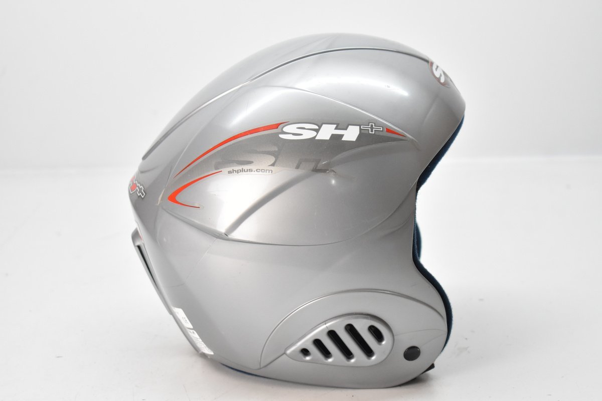 SH+ スキー スノーボード 用 ヘルメット EX-1 EVO III シルバー 58cm 元箱付[SHplus][スノボー][ウィンタースポーツ][Mサイズ]H_画像4