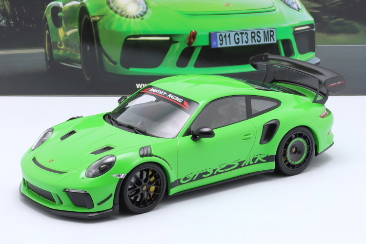 ミニチャンプス 1/18 ポルシェ 911 991.2 GT3 RS MR マンシーレーシング Minichamps Porsche GT3 RS MR Manthey Racing MR-911-GT3RS-1802_画像1