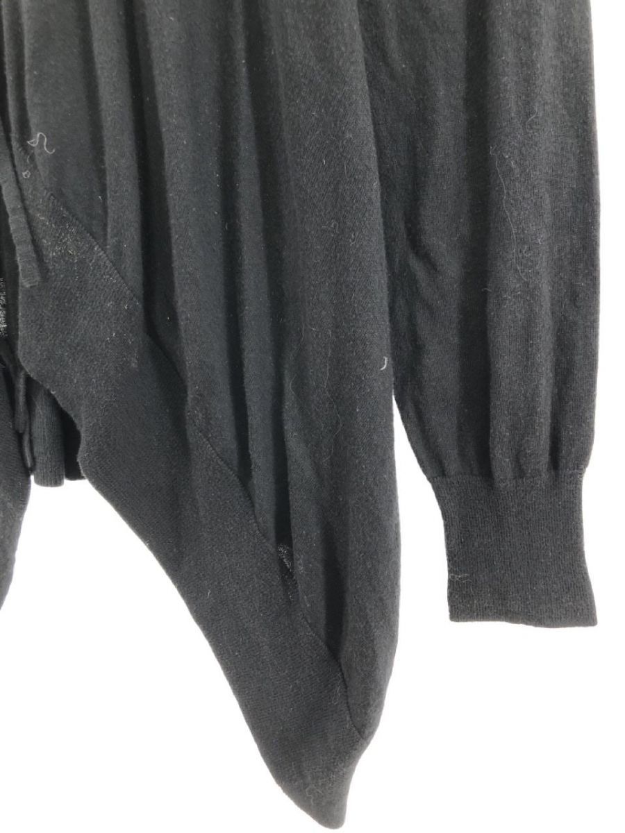 TSUMORI CHISATO Tsumori Chisato cashmere . material switch shawl cardigan size2/ black *# * djb0 lady's 