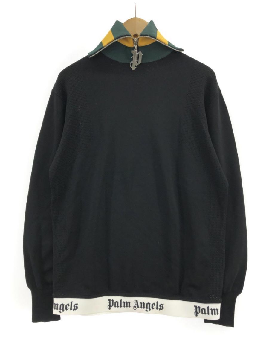 PALM ANGELS パームエンジェルス タートルネック ロング スリーブ ニット sizeS/ブラック ◇■◎ ☆ djc0 メンズ_画像1