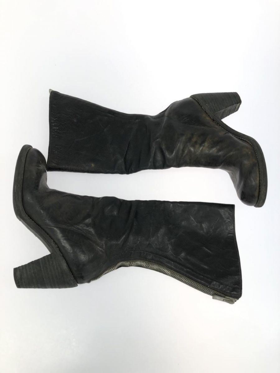 GUIDI グイディ バックジップ ロング ブーツ size36/黒 ◇■◎ ☆ djc0 レディース_画像5