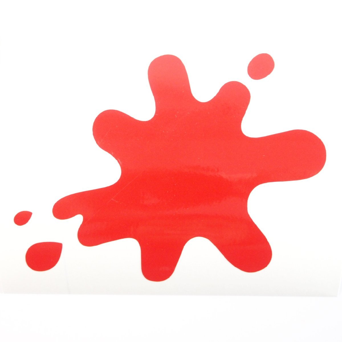 Sticker -LAMBRETTA ink spot- DL GP - gloss red ランブレッタ インクスポットステッカー 赤 VESPA ベスパ_画像1