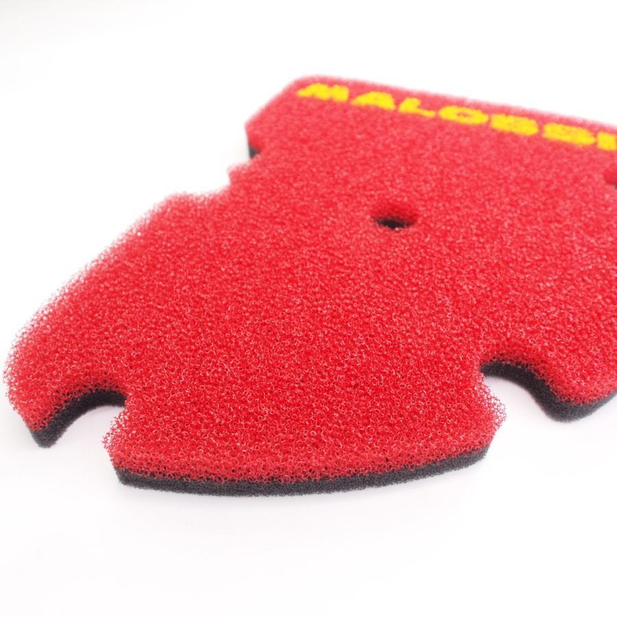 Air filter -MALOSSI Double Red Sponge- Vespa GT125 GT200 GTS250 GTS300 GTV250 MP3 ベスパ エアーフィルター エアクリ エアクリーナー_画像2