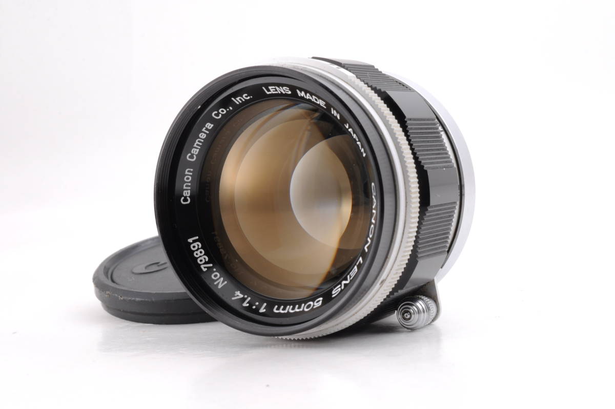 キャノン CANON レンズ 50mm F1.4 Lマウント MF 一眼カメラレンズ 管K4644_画像1