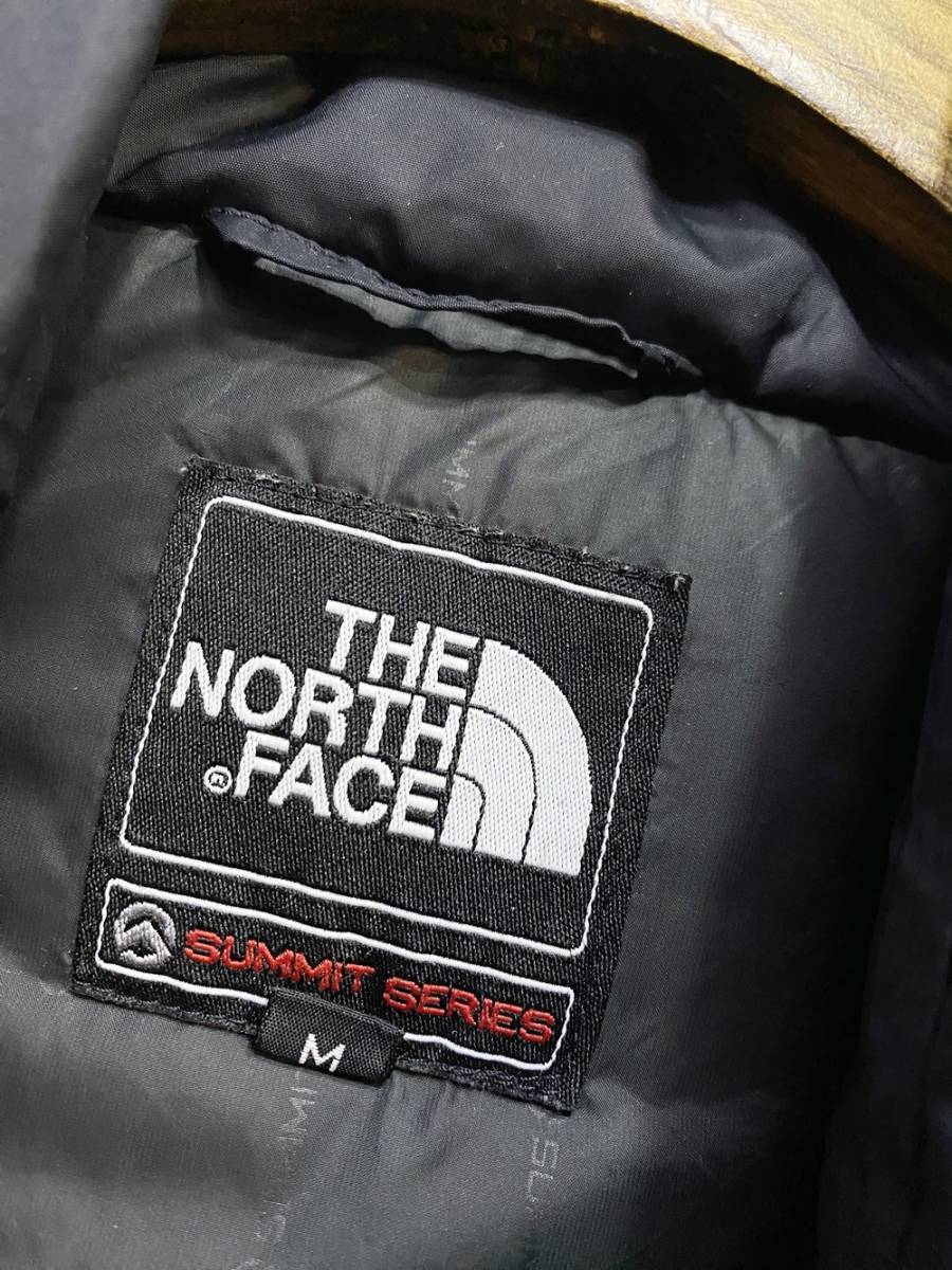 (T267 ) THE NORTH FACE 800+SUMMIT ノースフェイス ローツェ ダウンジャケット サミットシリーズ ヌプシ. メンズ M サイズ 正規品_画像6