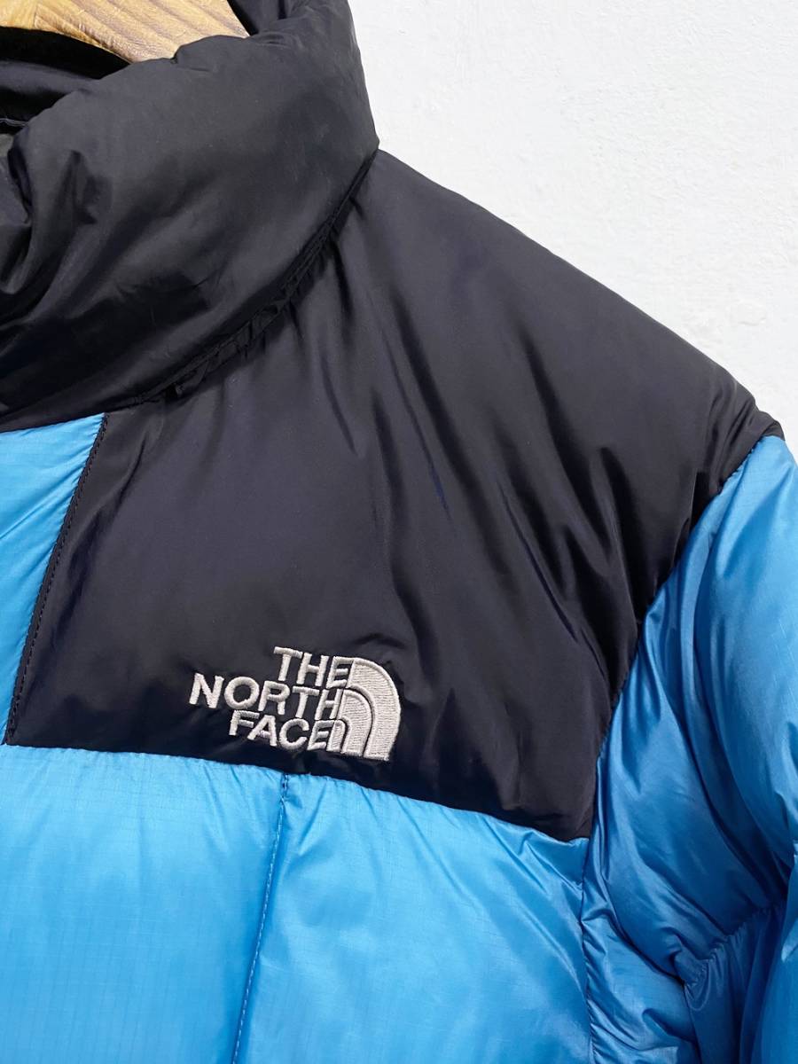 (T455 ) THE NORTH FACE 800+SUMMIT ノースフェイス ローツェ ダウンジャケット サミットシリーズ ヌプシ. メンズ M サイズ 正規品 _画像2