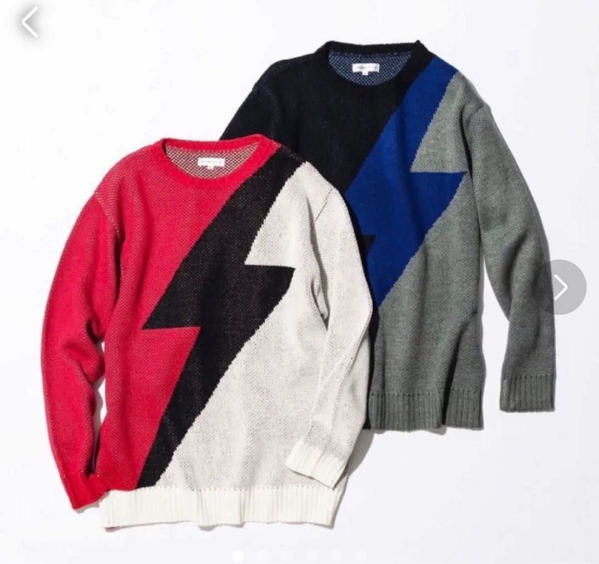 ひとりBlack Friday LIGHTNING BOLT ライトニングボルト ニット