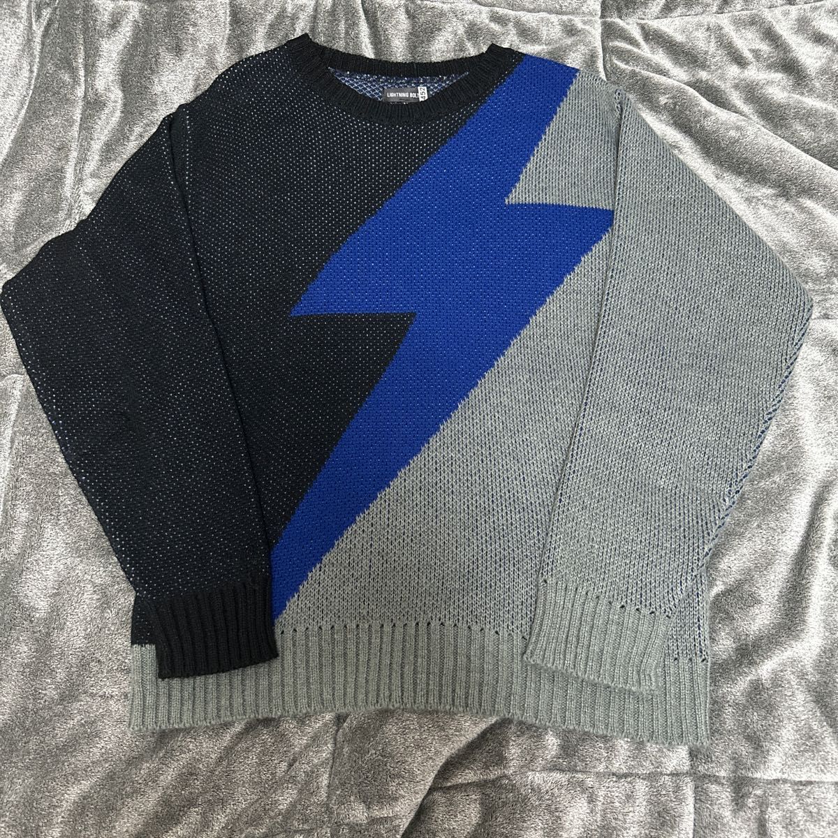 ひとりBlack Friday LIGHTNING BOLT ライトニングボルト ニット