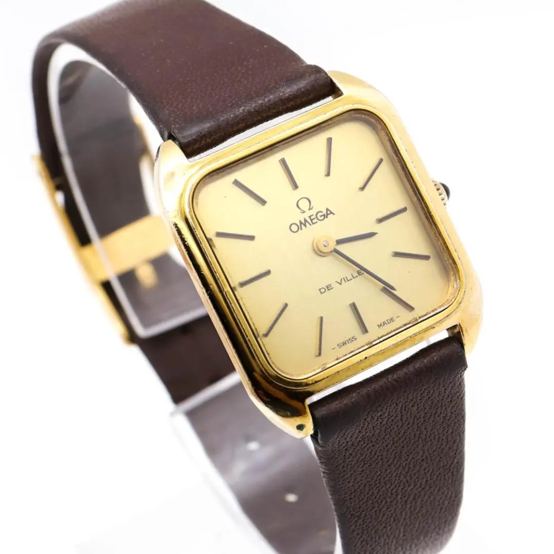 希少》OMEGA DE VILLE 腕時計 ゴールド 手巻き 機械式p Yahoo!フリマ