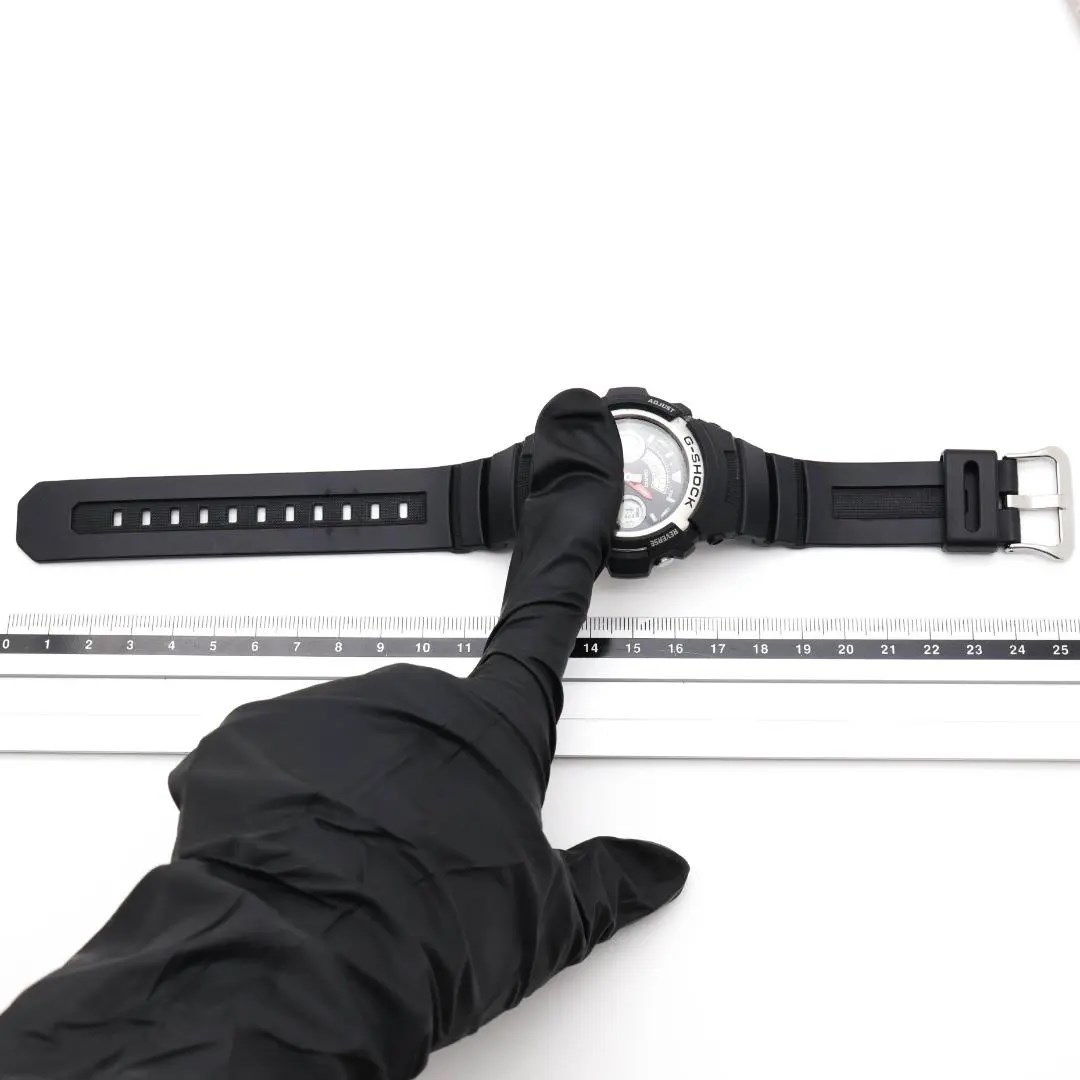 美品》G-SHOCK 腕時計 ブラック アナデジ メンズ 20気圧防水 d-