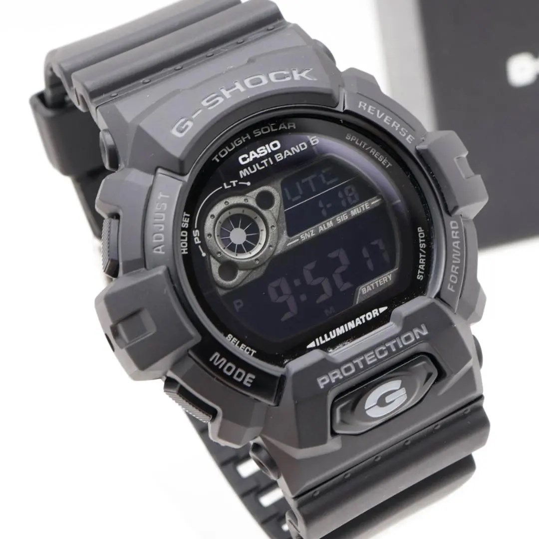 《美品》G-SHOCK 腕時計 ブラック デジタル タフソーラー メンズg