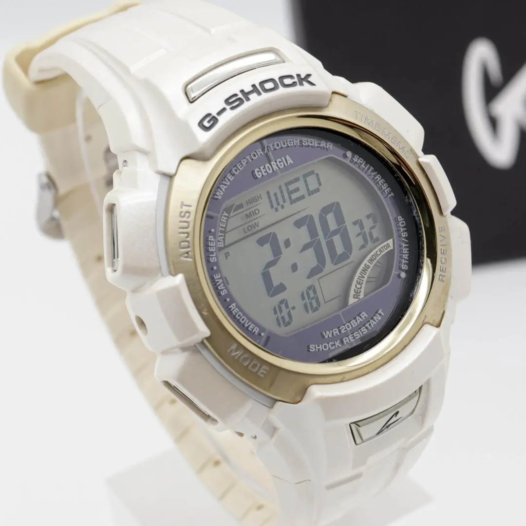 非売品》G-SHOCK 腕時計 ホワイト ジョージア景品 タフソーラーr