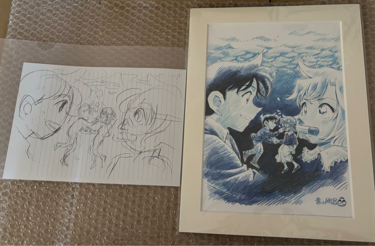 名探偵コナン 黒鉄の魚影(くろがねのサブマリン) 複製原画 ラフ 名探偵コナン 黒鉄の魚影(くろがねのサブマリン) 複製原画 ラフ