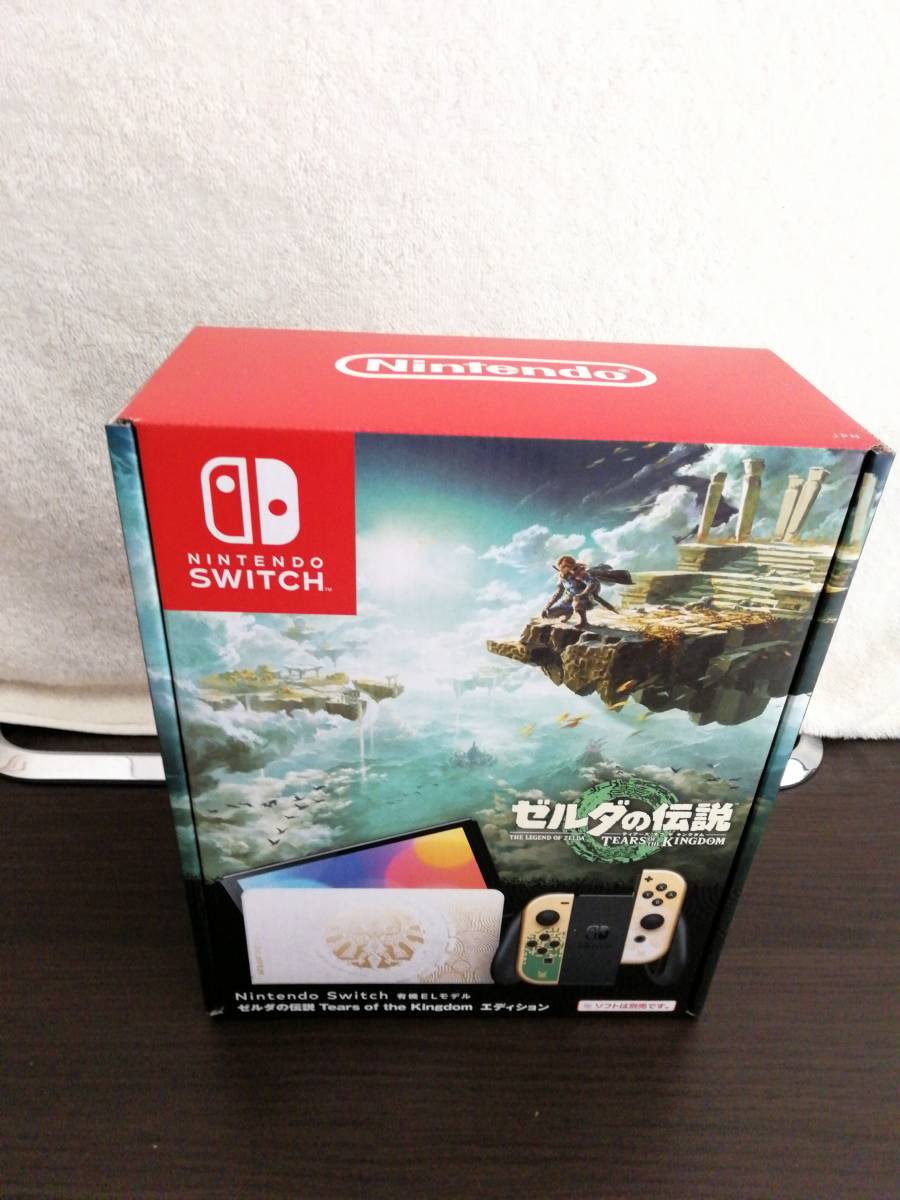 Nintendo Switch 有機ELモデル ゼルダの伝説 ティアーズ オブ ザ キングダムエディション 未開封品_画像1