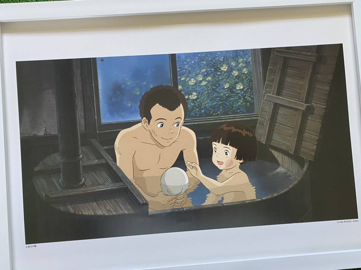 【激レア】ジブリ　火垂るの墓　ポスター　宮崎駿　カレンダー　2004年　STUDIO GHIBLI 検)セル画　原画　ポストカード　イラスト