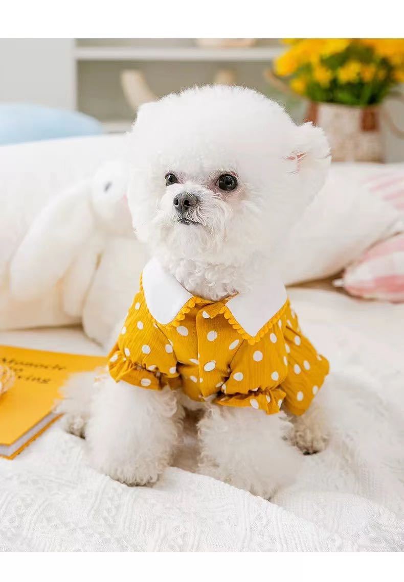 犬服　ペット用お洋服　ワンピース　可愛い　ポーチ付き　夏_画像5