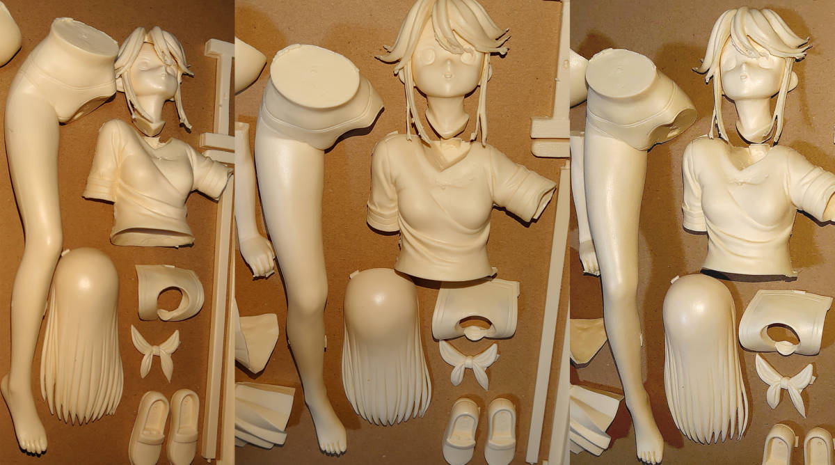 本物の 1/6三枝 祀 ニューライン 五右衛門原型 かみちゅ 夏制服ver. その他