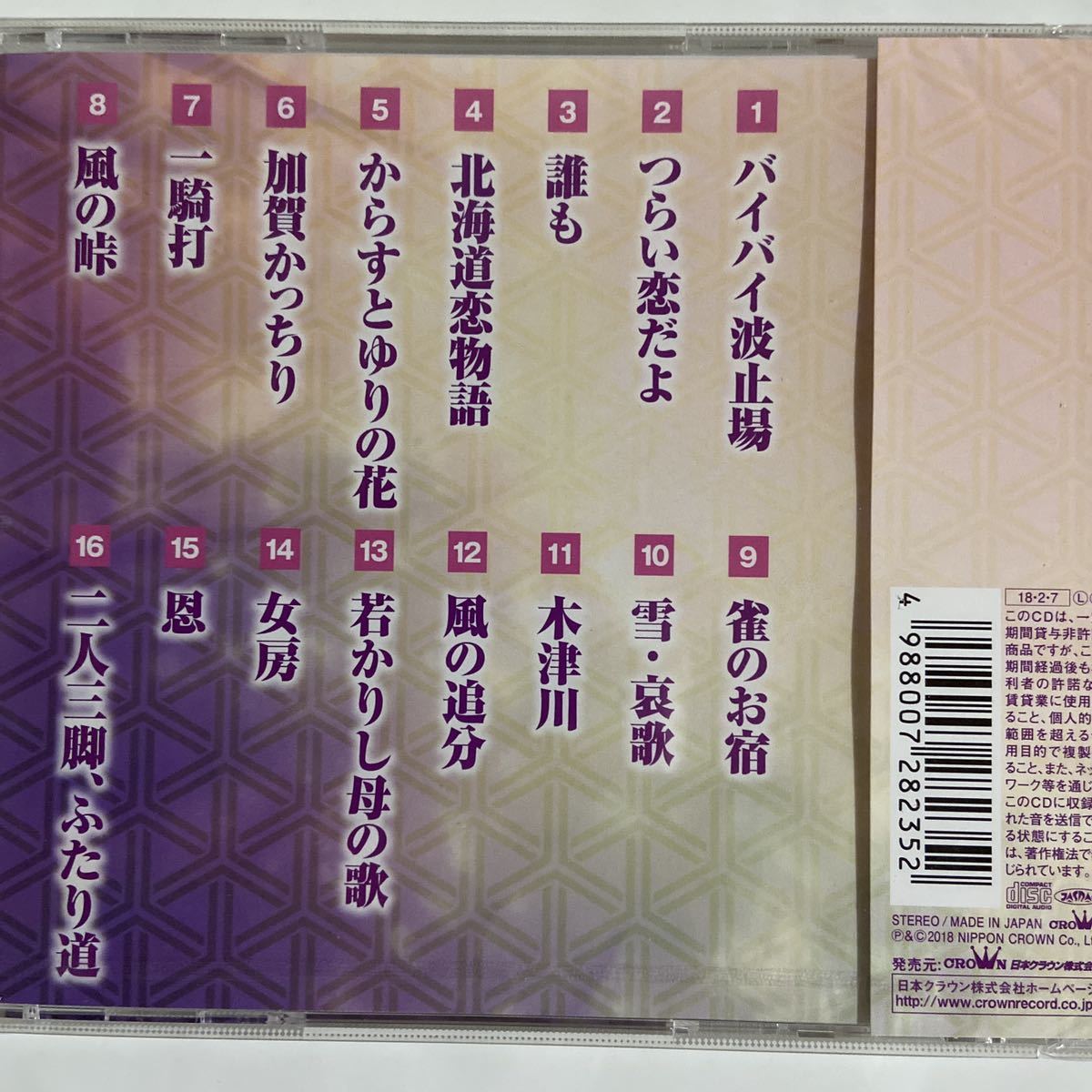 北島三郎B面コレクション（新品未開封品）CD 【無料ネコポス便】_画像3