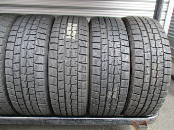 ★☆185/60R15 84Q ダンロップ WINTER MAXX WM01 スタッドレス 2019年製 4本 送料込 T23731228☆★インボイス領収書発行可能_画像1