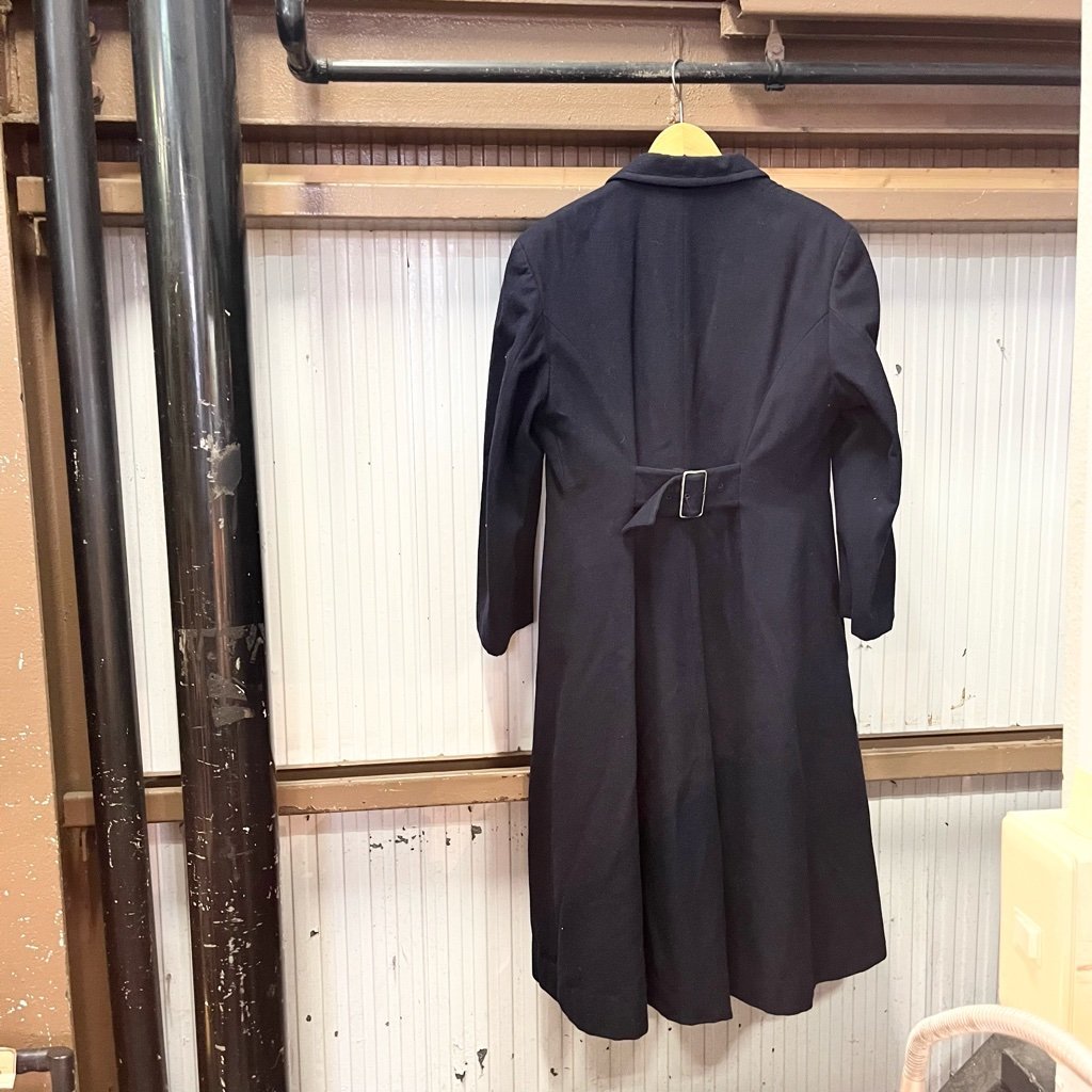 80s-90s tricot COMME des GARCONS トリコ コムデギャルソン チェスターフィールドコート ネイビー 80年代 90年代 digjunkmarket_画像3