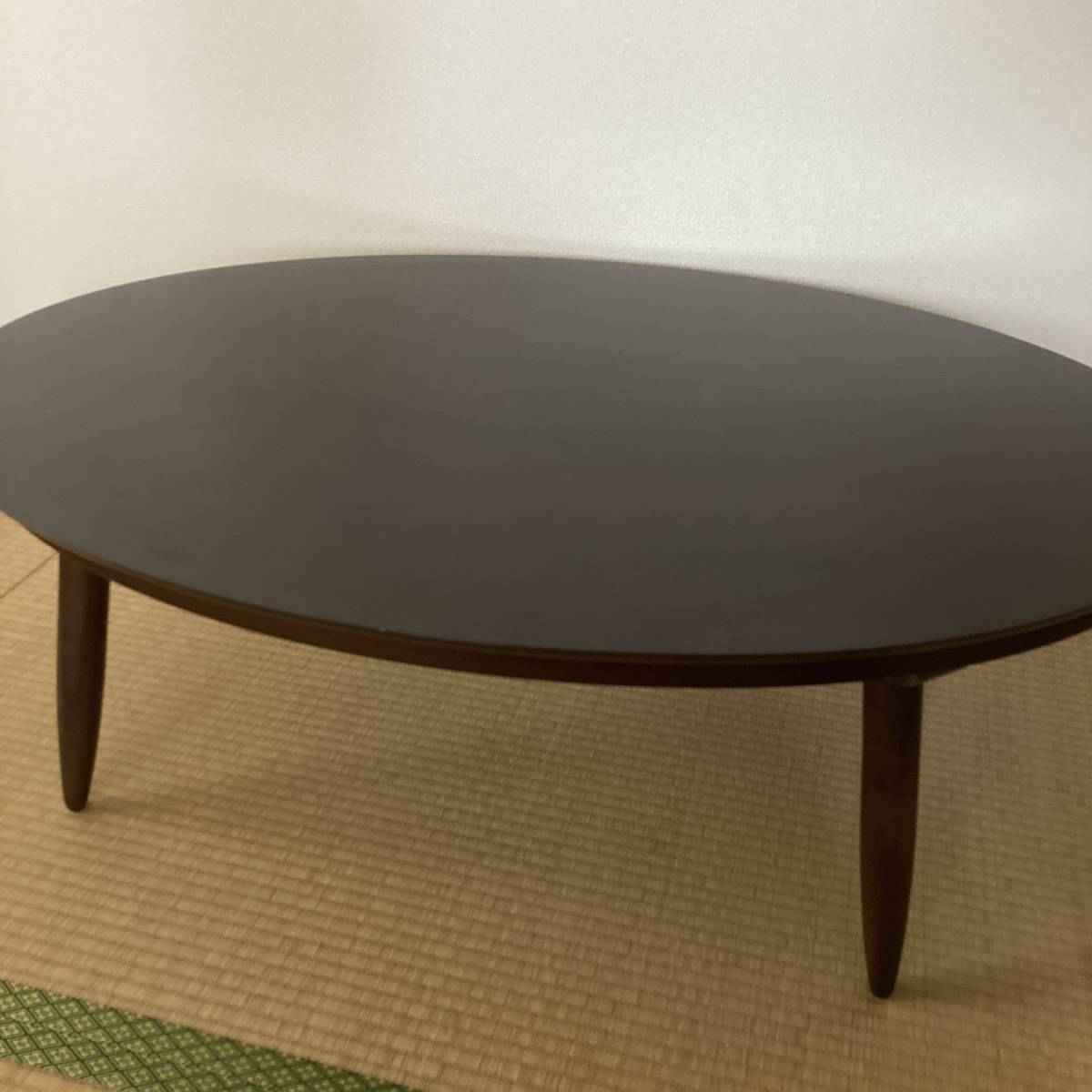 最も信頼できる こたつテーブル 家具調こたつ  楕円形 オーバル