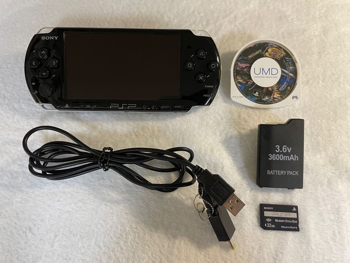 動作品 PSP-3000 ブラック｜PayPayフリマ