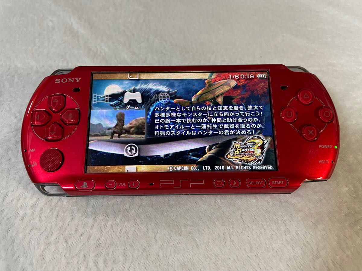 良品 PSP-3000 ラディアントレッド Yahoo!フリマ（旧）-