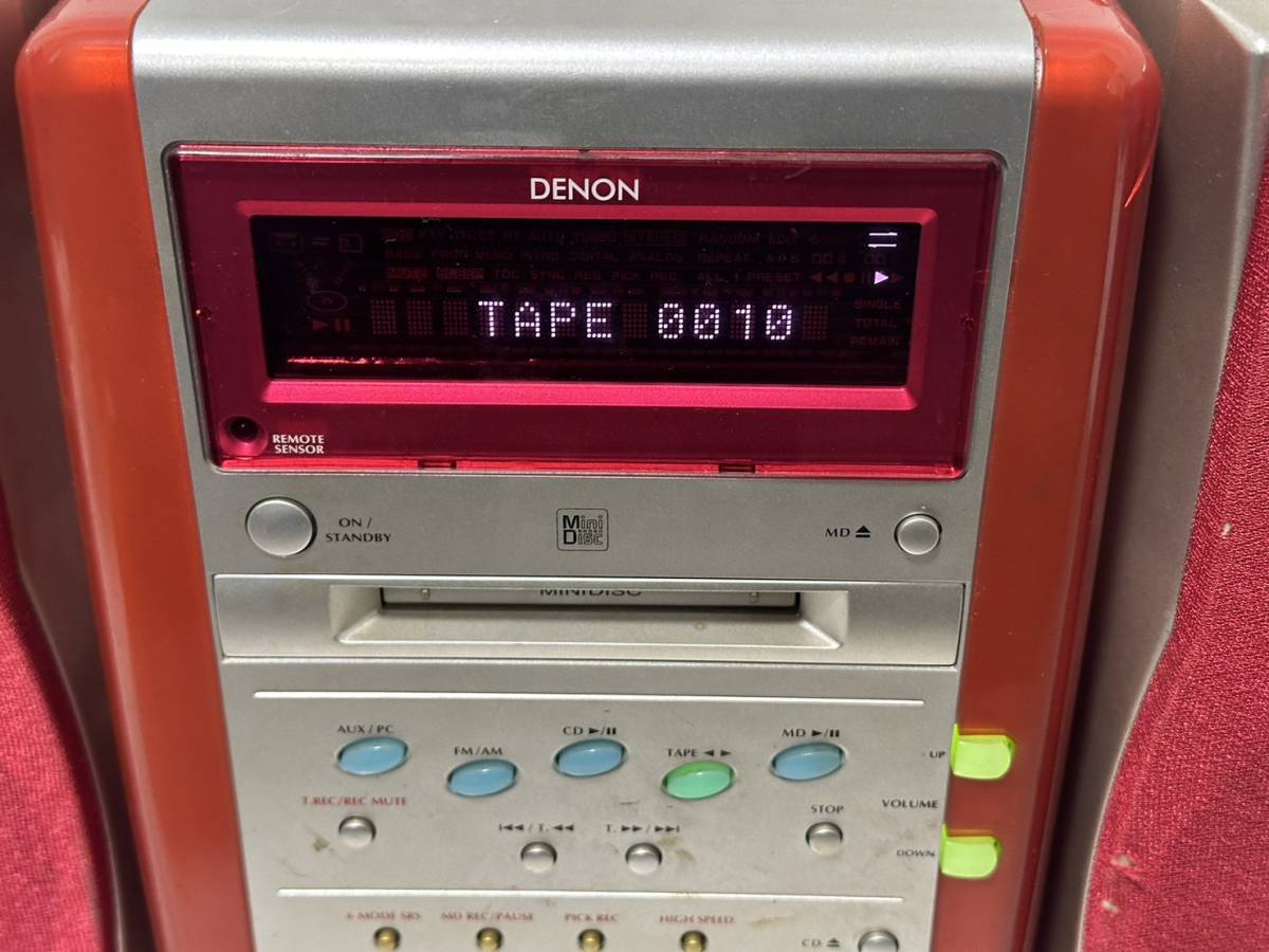 DENON D-M2 本体 スピーカー USC-M2 デノン システムコンポ MDコンポ