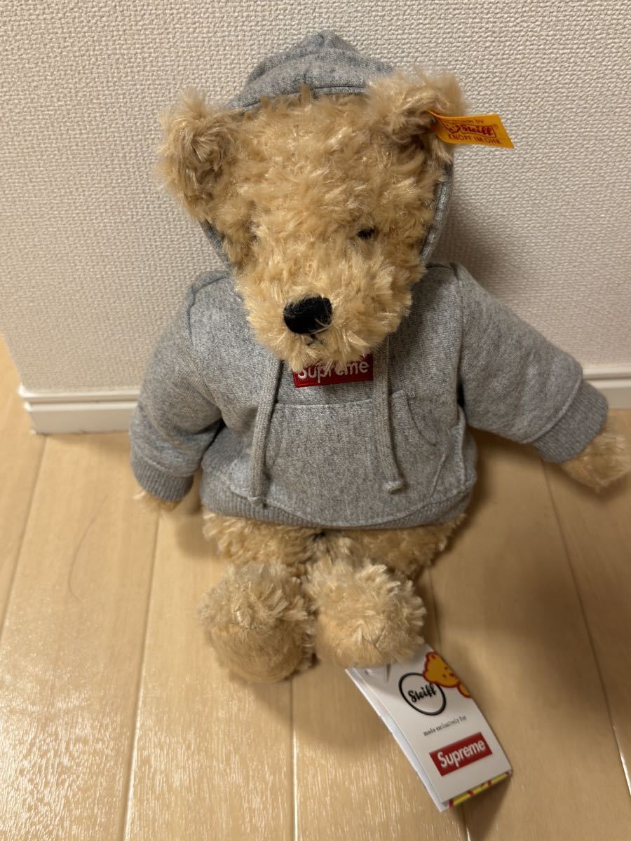 18AW Supreme Steiff Bear シュタイフ ベア シュプリーム HEATHER GREY ヘザー グレー GRAY _画像1