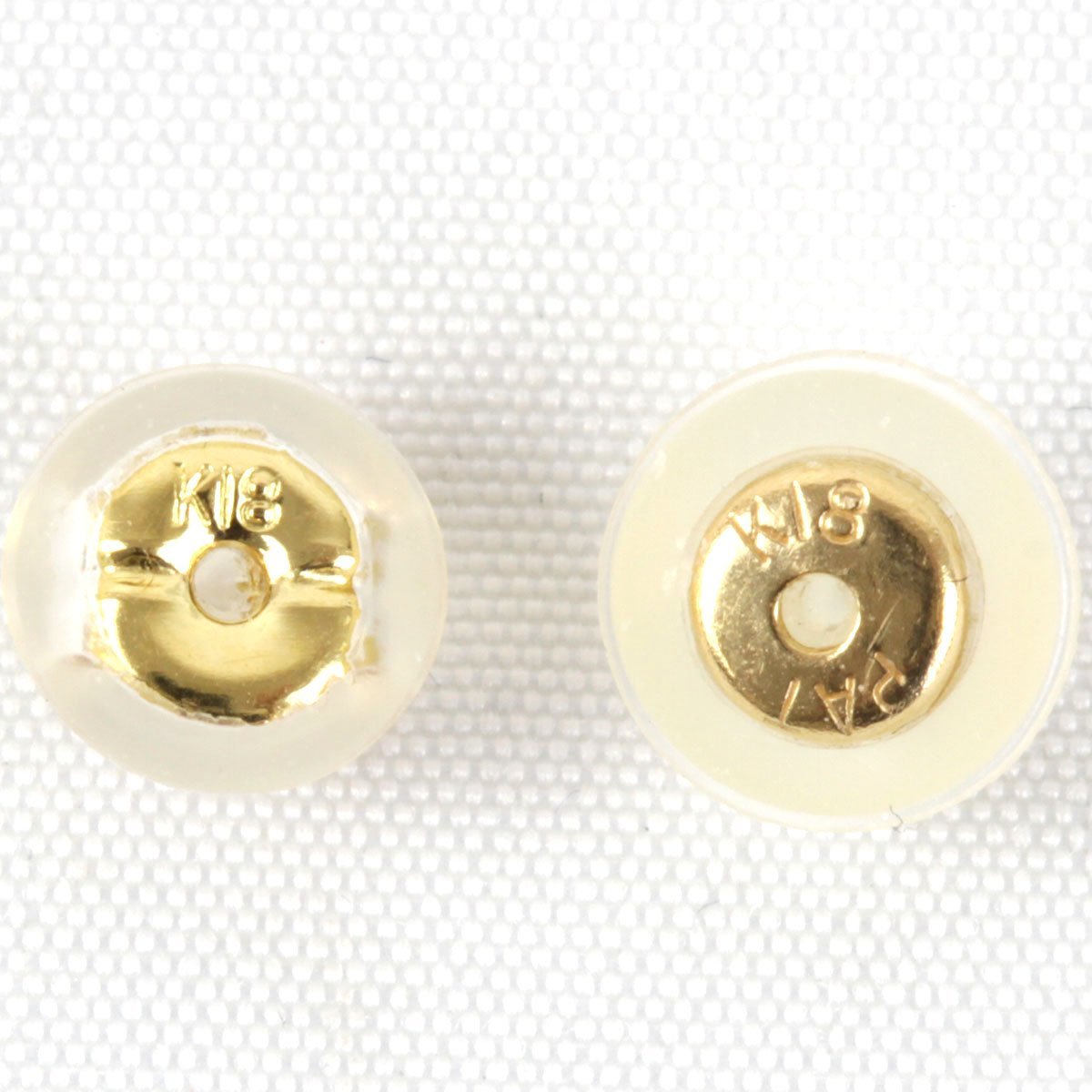ラッピング不可】 良品『USED』 K18/パール ピアス 5.7g その他